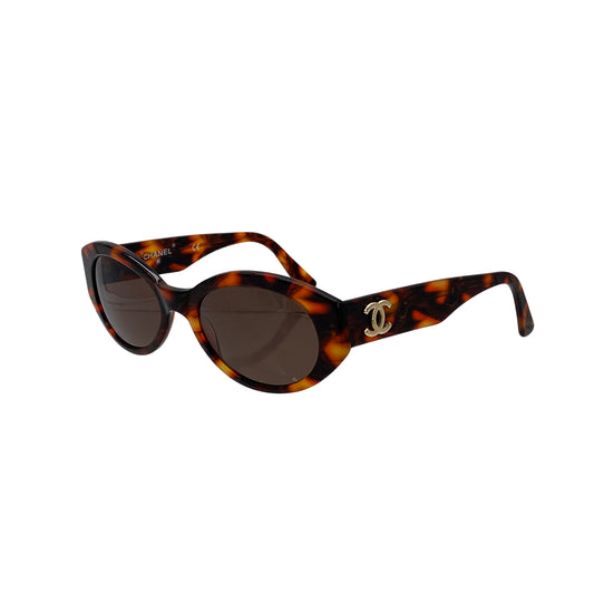 CHANEL SUNGLASSES COCOMARK BROWN EYEWEAR 90281538