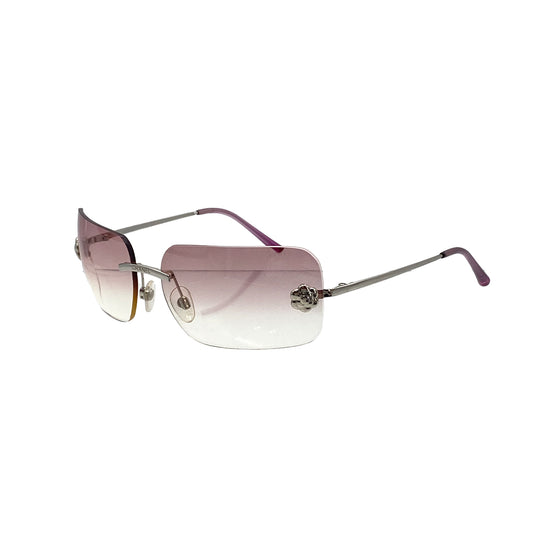 CHANEL SUNGLASSES CAMELLIA PURPLE EYEWEAR 90281544