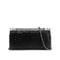 CHANEL CHAIN SHOULDER BAG LOGO RHINESTONE BLACK PYTHON 90281546 - PURPOSE