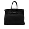 HERMES BIRKIN 35 BLACK TOGO HAND BAG □M SHW 90281820 - PURPOSE