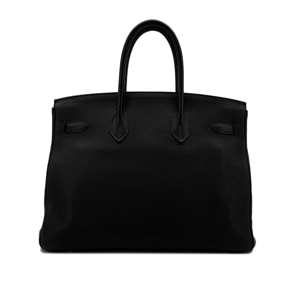 HERMES BIRKIN 35 BLACK TOGO HAND BAG □M SHW 90281820