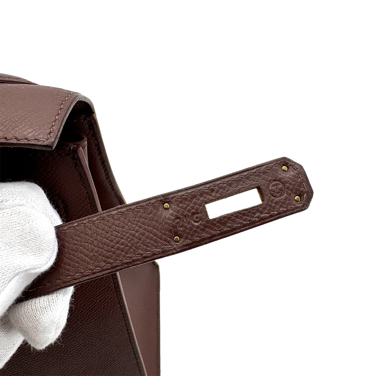 HERMES KELLY 32 SELLIER HAVANE COUCHEVEL HAND SHOULDER BAG 〇Z GHW 90281825