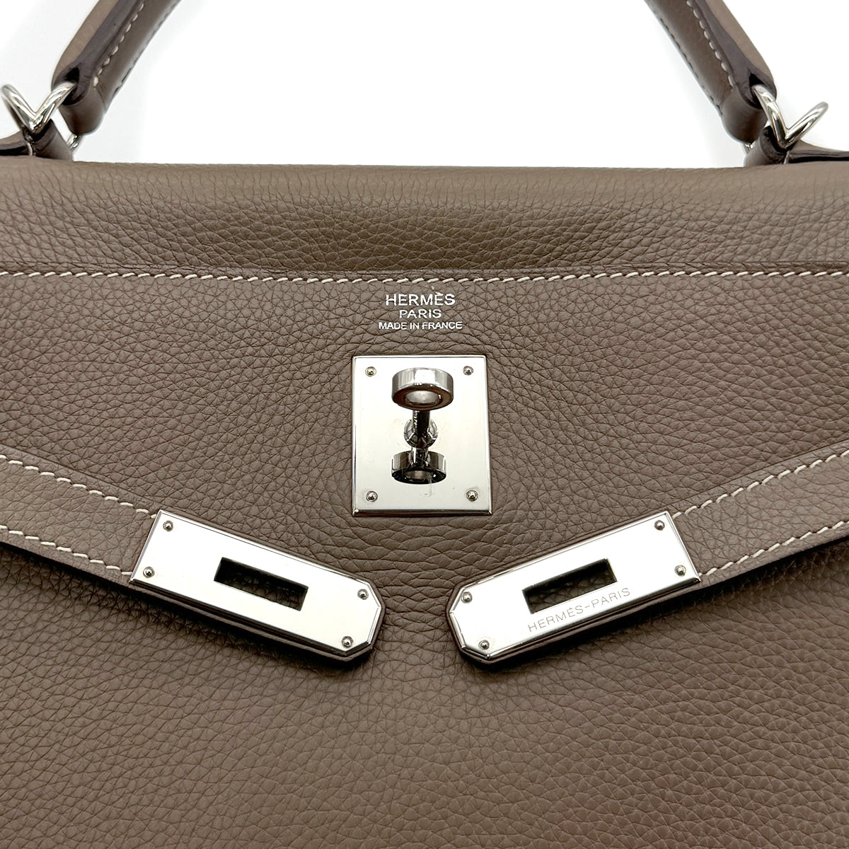 HERMES KELLY 32 RETOURNE ETOUPE TOGO HAND SHOULDER BAG □K SHW 90281830