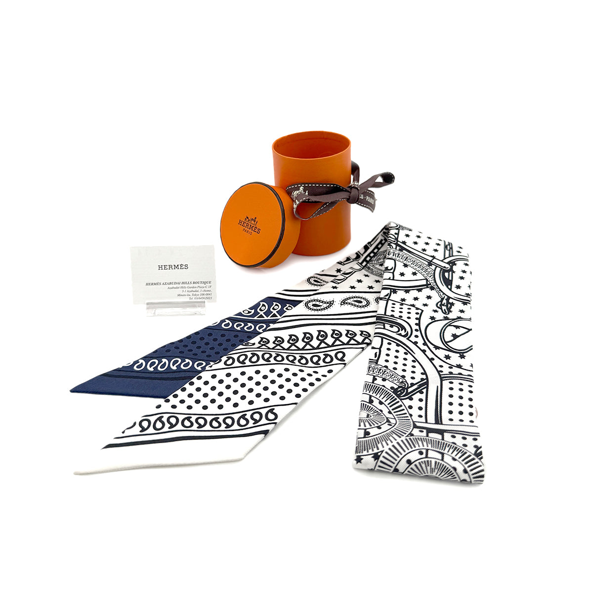 HERMES TWILLY EPERON D'OR SCARF MULTICOLOR SILK 90281838