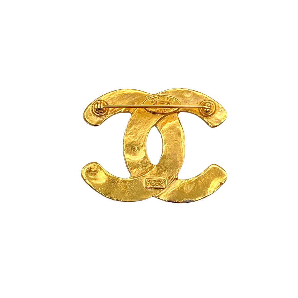 CHANEL VINTAGE COCOMARK BROOCH GOLD ACCESSORY 29 90281840