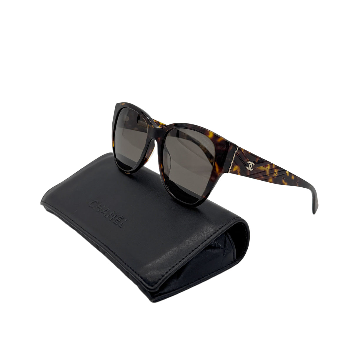 CHANEL VINTAGE SUNGLASSES COCOMARK BROWN EYEWEAR 90281861