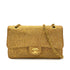 CHANEL VINTAGE CHAIN SHOULDER BAG NISHIJIN TEXTILE GOLD 90282046 - PURPOSE