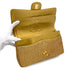 CHANEL VINTAGE CHAIN SHOULDER BAG NISHIJIN TEXTILE GOLD 90282046 - PURPOSE