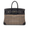 HERMES PARIS COLLECTION DEFILE LIMITED BIRKIN 35 LAINAGE EBENE TAURILLON CLEMENCE CARREAUX □K 90282053 - PURPOSE