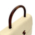 CHANEL VINTAGE WOOD HANDLE HAND BAG BEIGE CAVIAR SKIN 90282064 - PURPOSE