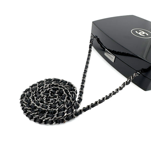 CHANEL COCOMARK MAKEUP PALETE MOTIF CHAIN SHOULDER BAG BLACK PLASTIC 90282066 - PURPOSE