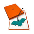 HERMES BAG CHARM PETIT H BAT VERT JADE MARRON EPSOM TOGO 90282072 - PURPOSE