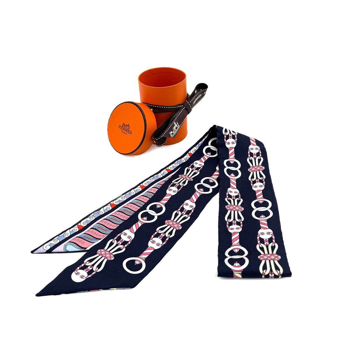 HERMES TWILLY HARNAIS EN ROSACE SCARF MULTICOLOR 90282087