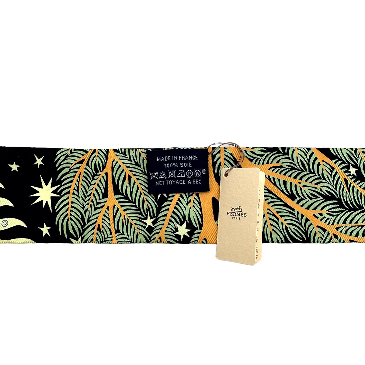 HERMES TWILLY SOUS LE CHARME D’ORPHEE SCARF MULTICOLOR SILK 90282089