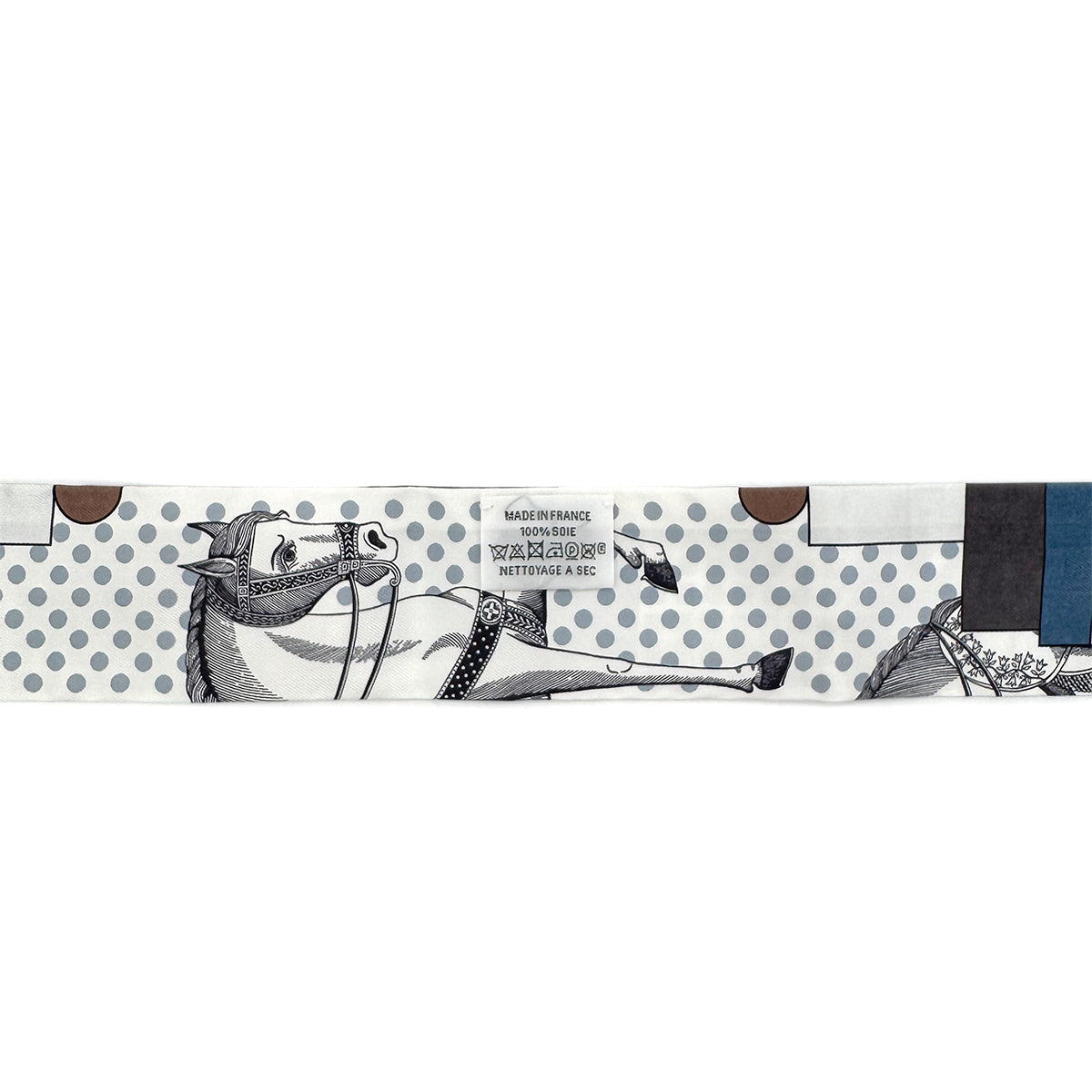 HERMES TWILLY CAVALIER EN FORMES SCARF MULTICOLOR SILK 90282090