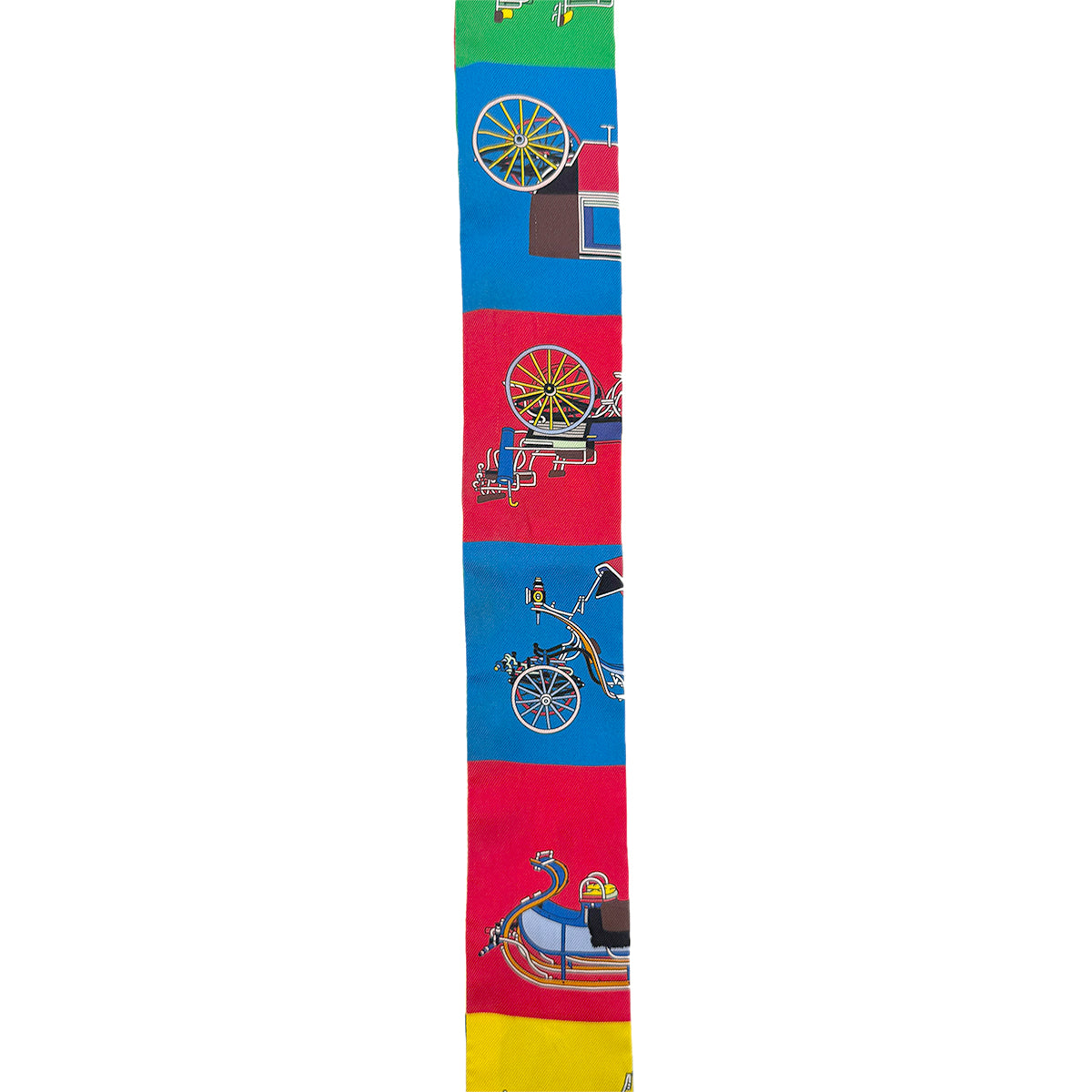 HERMES TWILLY VOITURES EXQUISES SCARF MULTICOLOR SILK 90282093
