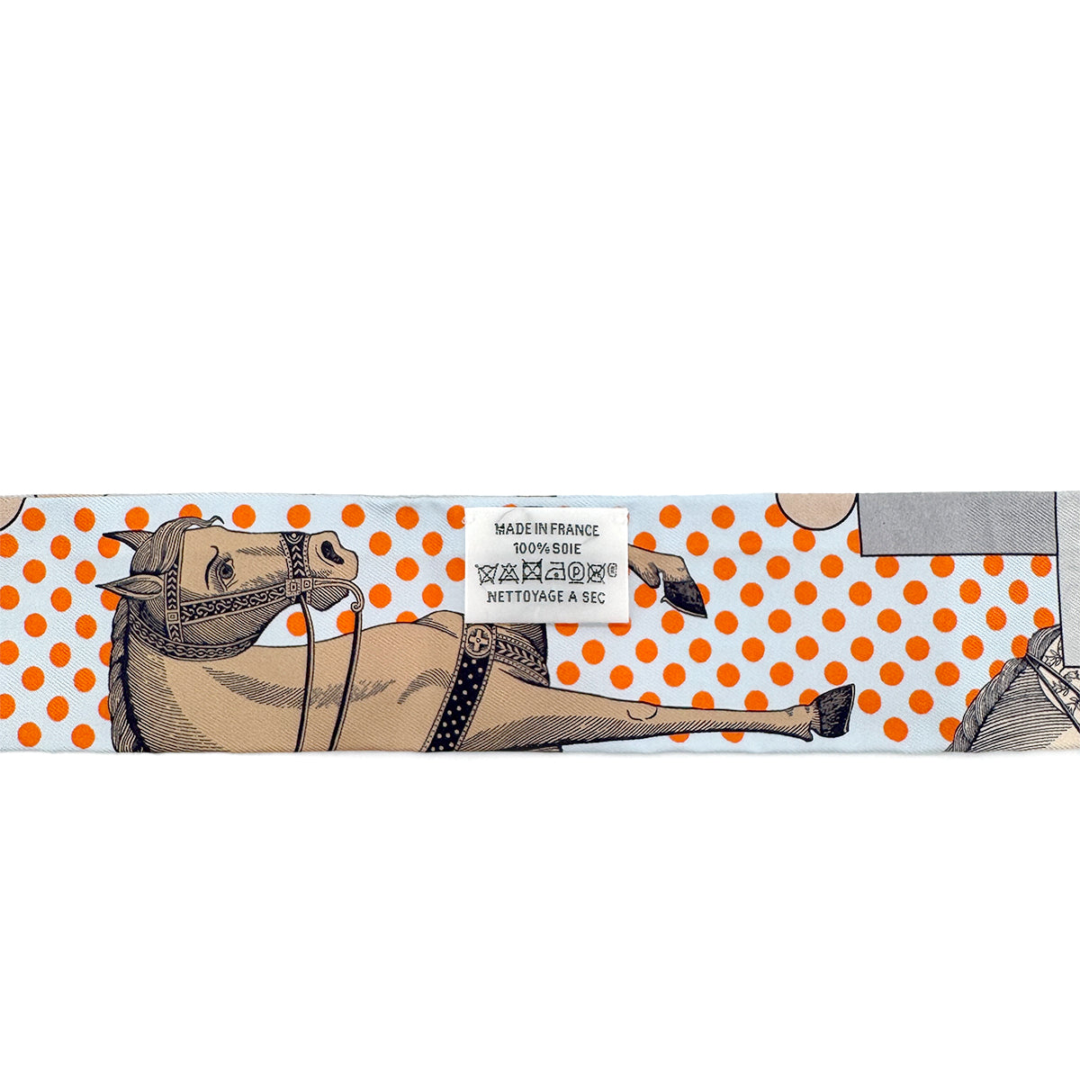 HERMES TWILLY CAVALIER EN FORMES SCARF MULTICOLOR SILK 90282095