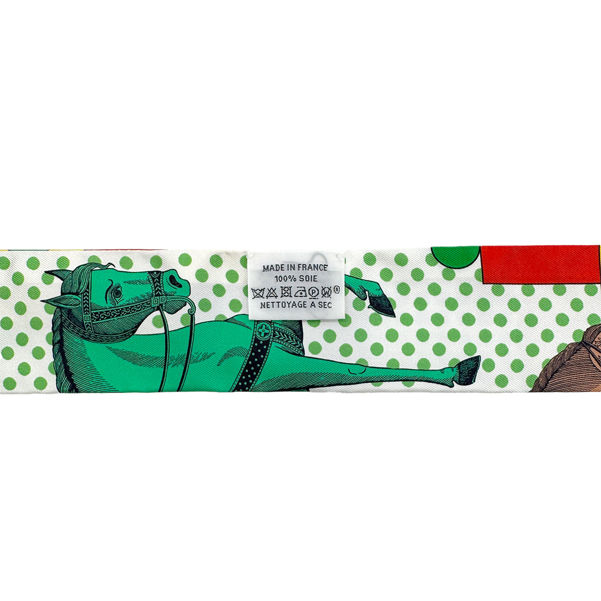 HERMES TWILLY CAVALIER EN FORMES SCARF MULTICOLOR SILK 90282096