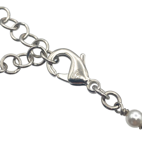 CHANEL NECKLACE COCOMARK FAUX PEARL RHINESTONE ACCESSORY A24V 90282103 - PURPOSE