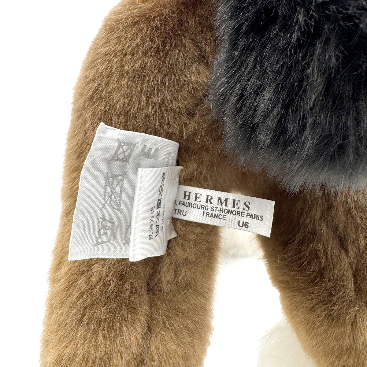 HERMES HERMY PM HORSE NATURAL ACRYLIC POLYESTER STUFFED TOY 90283078