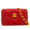 CHANEL VINTAGE MATELASSE CHAIN SHOULDER BAG COCOMARK RED YELLOW PATENT 90283107 - PURPOSE
