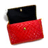 CHANEL VINTAGE MATELASSE CHAIN SHOULDER BAG COCOMARK RED YELLOW PATENT 90283107 - PURPOSE
