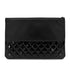 CHANEL MATELASSE CLUTCH BAG BLACK ENAMEL LEATHER 90283110 - PURPOSE