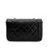 CHANEL VINTAGE DIANA SMALL CHAIN SHOULDER BAG BLACK LAMB SKIN 90283123 - PURPOSE