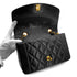 CHANEL VINTAGE DIANA SMALL CHAIN SHOULDER BAG BLACK LAMB SKIN 90283123 - PURPOSE
