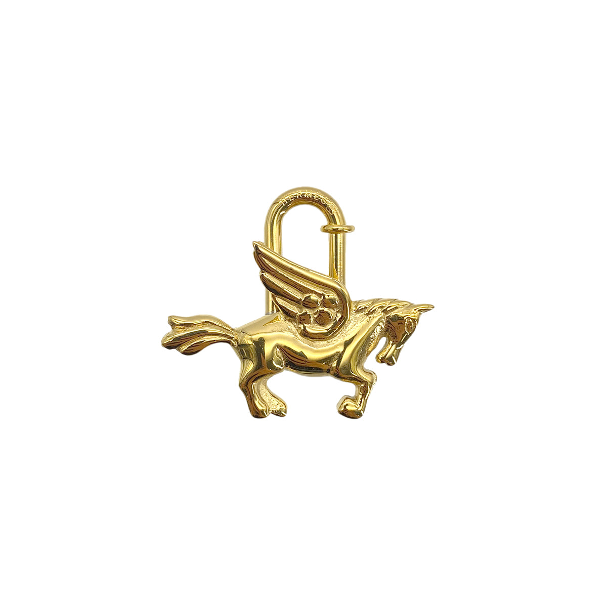 HERMES CADENA CHARM LE CHEVAL 1993 GOLD ACCESSORY 90283141