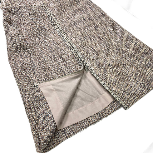 CHANEL JACKET SKIRT SET PINK TWEED 40 03P RTW 90283146 - PURPOSE