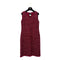 CHANEL TWEED COCO BUTTON SLEEVELESS ZIP DRESS RED WOOL 42 01A RTW 90283150 - PURPOSE