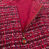 CHANEL TWEED COCO BUTTON SLEEVELESS ZIP DRESS RED WOOL 42 01A RTW 90283150 - PURPOSE