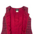 CHANEL TWEED COCO BUTTON SLEEVELESS ZIP DRESS RED WOOL 42 01A RTW 90283150 - PURPOSE