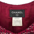 CHANEL TWEED COCO BUTTON SLEEVELESS ZIP DRESS RED WOOL 42 01A RTW 90283150 - PURPOSE