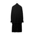 CHANEL VINTAGE KNIT TOPS SKIRT SET CLOVER BUTTON BLACK WOOL 38 RTW 90283151 - PURPOSE