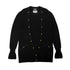 CHANEL VINTAGE KNIT TOPS SKIRT SET CLOVER BUTTON BLACK WOOL 38 RTW 90283151 - PURPOSE