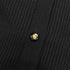 CHANEL VINTAGE KNIT TOPS SKIRT SET CLOVER BUTTON BLACK WOOL 38 RTW 90283151 - PURPOSE
