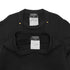CHANEL VINTAGE KNIT TOPS SKIRT SET CLOVER BUTTON BLACK WOOL 38 RTW 90283151 - PURPOSE