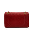 CHANEL VINTAGE CLASSIC FLAP SMALL CHAIN SHOULDER BAG RED LAMB SKIN 90283454 - PURPOSE