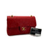 CHANEL VINTAGE CLASSIC FLAP SMALL CHAIN SHOULDER BAG RED LAMB SKIN 90283454 - PURPOSE