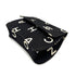 CHANEL VINTAGE LOGO PRINT CHAIN HAND BAG BLACK CANVAS 90283457 - PURPOSE