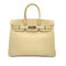 HERMES BIRKIN 35 PARCHEMIN OSTRICH HAND BAG □P SHW 90283469 - PURPOSE