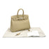 HERMES BIRKIN 35 PARCHEMIN OSTRICH HAND BAG □P SHW 90283469 - PURPOSE