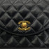 CHANEL VINTAGE MATELASSE HALF MOON CHAIN SHOULDER BAG BLACK LAMB SKIN 90283593 - PURPOSE