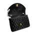 CHANEL VINTAGE MATELASSE HALF MOON CHAIN SHOULDER BAG BLACK LAMB SKIN 90283593 - PURPOSE