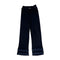CHANEL FRILLS PANTS BLACK RAYON 38 02P RTW 90283631 - PURPOSE