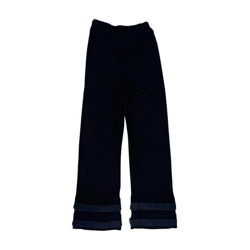 CHANEL FRILLS PANTS BLACK RAYON 38 02P RTW 90283631 - PURPOSE