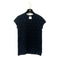 CHANEL KNIT TOPS SHORT SLEEVE BLACK COTTON 40 P53 RTW 90283635 - PURPOSE