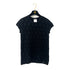 CHANEL KNIT TOPS SHORT SLEEVE BLACK COTTON 40 P53 RTW 90283635 - PURPOSE